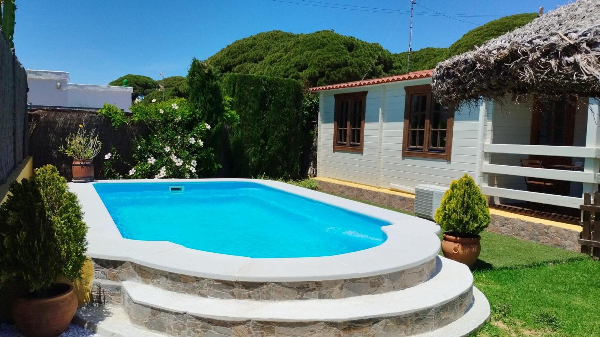 Cabana Blanca Roche Jorge Conil De La Frontera Exteriör bild